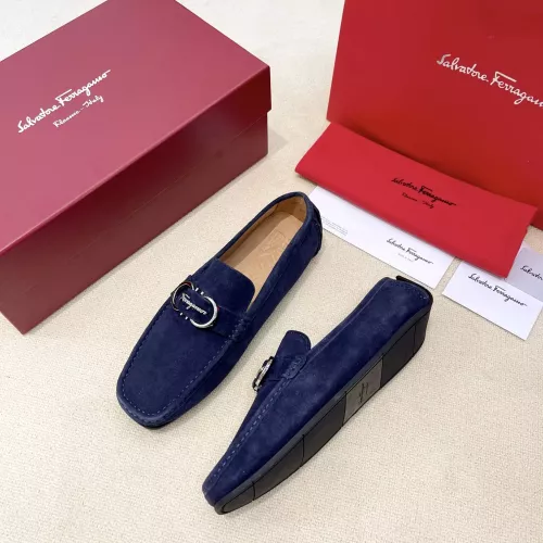 Salvatore Ferragamo Leather Shoes For Men #1339998