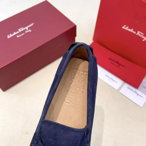 Cheap Salvatore Ferragamo Leather Shoes For Men #1339998 Replica Wholesale [$125.00 USD] [ITEM#1339998] on Replica Salvatore Ferragamo Leather Shoes