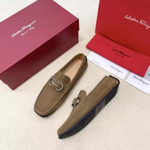 Salvatore Ferragamo Leather Shoes For Men #1339999