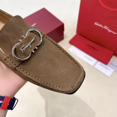 Cheap Salvatore Ferragamo Leather Shoes For Men #1339999 Replica Wholesale [$125.00 USD] [ITEM#1339999] on Replica Salvatore Ferragamo Leather Shoes