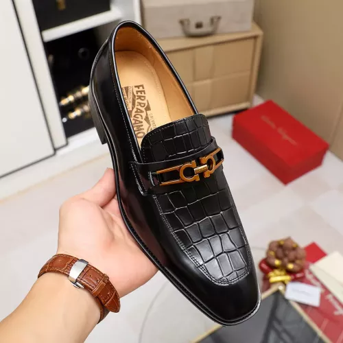 Cheap Salvatore Ferragamo Leather Shoes For Men #1340008 Replica Wholesale [$88.00 USD] [ITEM#1340008] on Replica Salvatore Ferragamo Leather Shoes