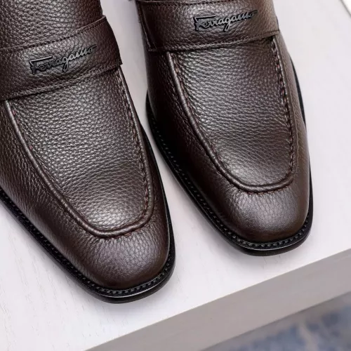 Cheap Salvatore Ferragamo Leather Shoes For Men #1340009 Replica Wholesale [$88.00 USD] [ITEM#1340009] on Replica Salvatore Ferragamo Leather Shoes