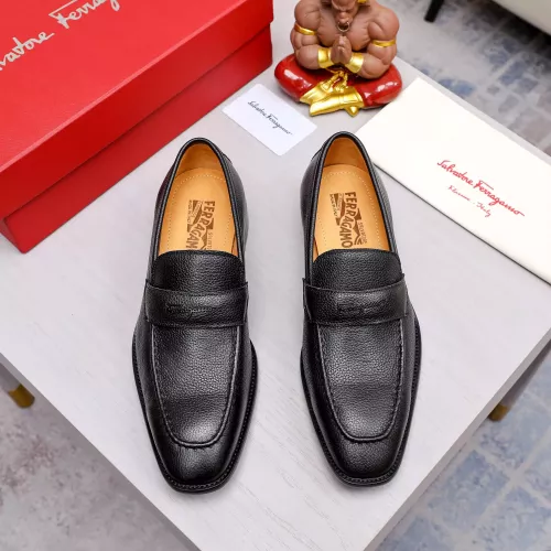 Cheap Salvatore Ferragamo Leather Shoes For Men #1340010 Replica Wholesale [$88.00 USD] [ITEM#1340010] on Replica Salvatore Ferragamo Leather Shoes