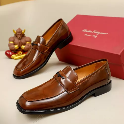 Salvatore Ferragamo Leather Shoes For Men #1340011