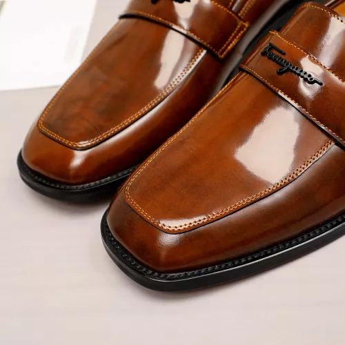 Cheap Salvatore Ferragamo Leather Shoes For Men #1340011 Replica Wholesale [$88.00 USD] [ITEM#1340011] on Replica Salvatore Ferragamo Leather Shoes