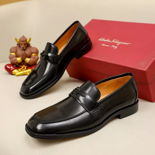 Salvatore Ferragamo Leather Shoes For Men #1340013