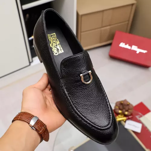 Cheap Salvatore Ferragamo Leather Shoes For Men #1340039 Replica Wholesale [$85.00 USD] [ITEM#1340039] on Replica Salvatore Ferragamo Leather Shoes