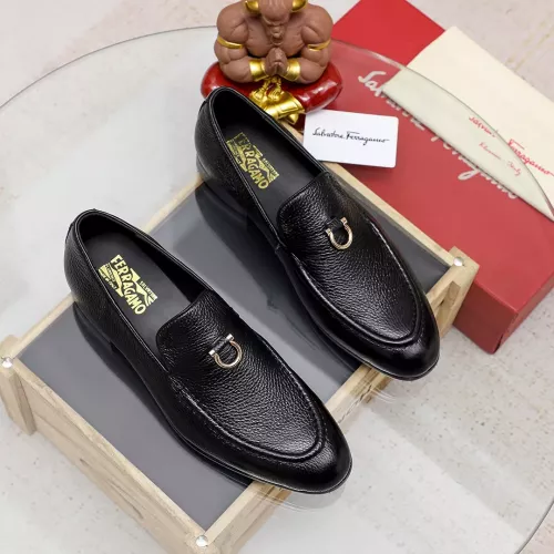 Cheap Salvatore Ferragamo Leather Shoes For Men #1340039 Replica Wholesale [$85.00 USD] [ITEM#1340039] on Replica Salvatore Ferragamo Leather Shoes
