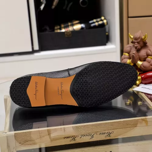 Cheap Salvatore Ferragamo Leather Shoes For Men #1340039 Replica Wholesale [$85.00 USD] [ITEM#1340039] on Replica Salvatore Ferragamo Leather Shoes