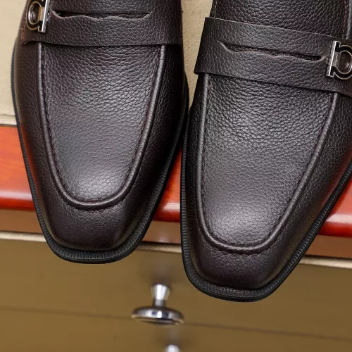 Cheap Salvatore Ferragamo Leather Shoes For Men #1340040 Replica Wholesale [$85.00 USD] [ITEM#1340040] on Replica Salvatore Ferragamo Leather Shoes
