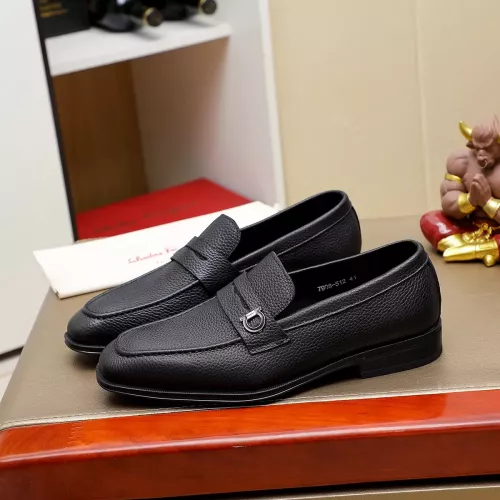 Salvatore Ferragamo Leather Shoes For Men #1340041