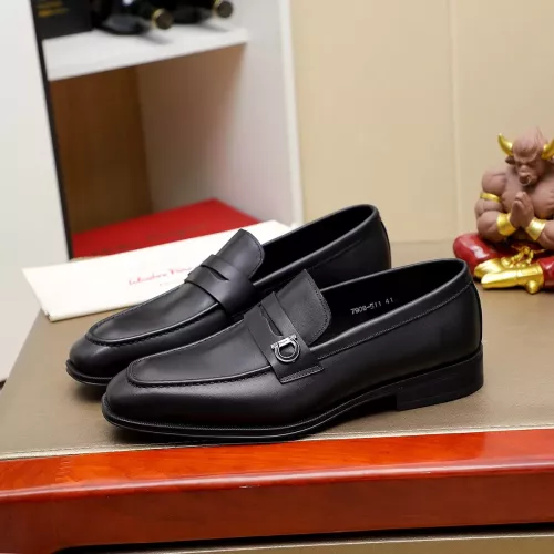 Salvatore Ferragamo Leather Shoes For Men #1340042