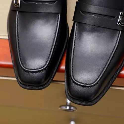 Cheap Salvatore Ferragamo Leather Shoes For Men #1340042 Replica Wholesale [$85.00 USD] [ITEM#1340042] on Replica Salvatore Ferragamo Leather Shoes