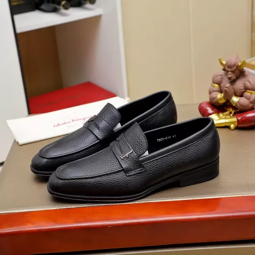 Cheap Salvatore Ferragamo Leather Shoes For Men #1340043 Replica Wholesale [$85.00 USD] [ITEM#1340043] on Replica Salvatore Ferragamo Leather Shoes