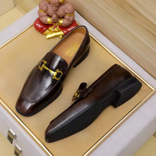 Salvatore Ferragamo Leather Shoes For Men #1340047