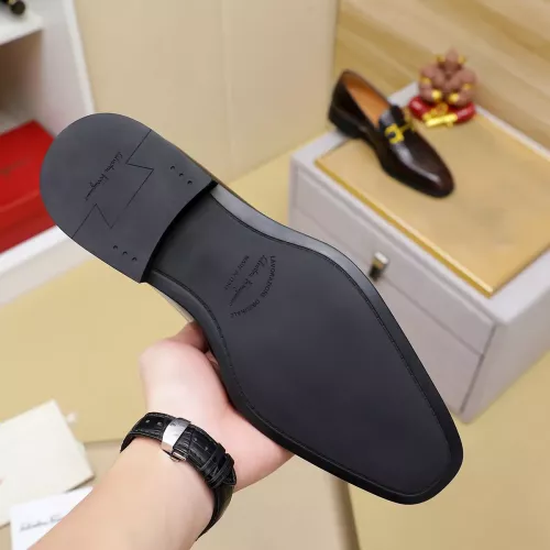 Cheap Salvatore Ferragamo Leather Shoes For Men #1340047 Replica Wholesale [$88.00 USD] [ITEM#1340047] on Replica Salvatore Ferragamo Leather Shoes