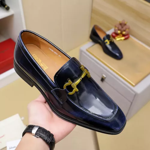 Cheap Salvatore Ferragamo Leather Shoes For Men #1340048 Replica Wholesale [$88.00 USD] [ITEM#1340048] on Replica Salvatore Ferragamo Leather Shoes