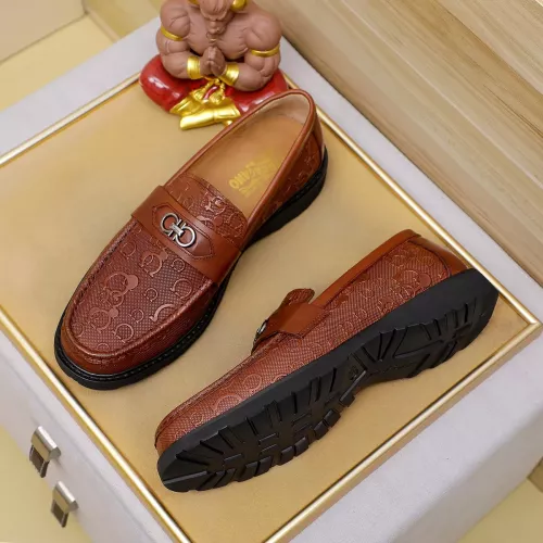 Salvatore Ferragamo Leather Shoes For Men #1340050