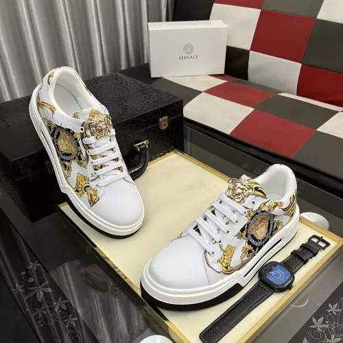 Cheap Versace Casual Shoes For Men #1340069 Replica Wholesale [$80.00 USD] [ITEM#1340069] on Replica Versace Casual Shoes