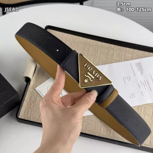 Cheap Prada AAA Quality Belts In Gold For Men #1340119 Replica Wholesale [$56.00 USD] [ITEM#1340119] on Replica Prada AAA Quality Belts