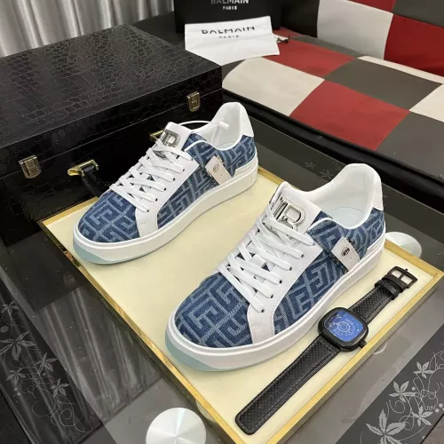 Cheap Balmain Casual Shoes For Men #1340125 Replica Wholesale [$88.00 USD] [ITEM#1340125] on Replica Balmain Casual Shoes