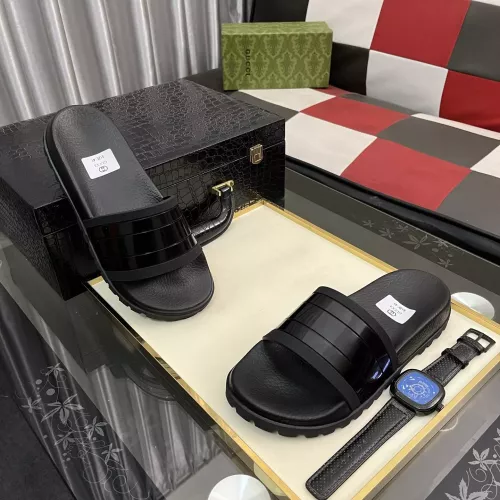 Cheap Gucci Slippers For Men #1340174 Replica Wholesale [$48.00 USD] [ITEM#1340174] on Replica Gucci Slippers