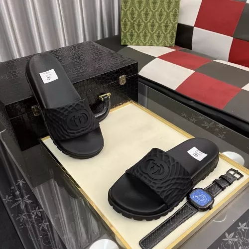 Cheap Gucci Slippers For Men #1340177 Replica Wholesale [$48.00 USD] [ITEM#1340177] on Replica Gucci Slippers