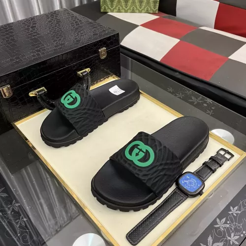 Cheap Gucci Slippers For Men #1340180 Replica Wholesale [$48.00 USD] [ITEM#1340180] on Replica Gucci Slippers