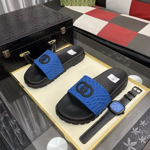 Cheap Gucci Slippers For Men #1340185 Replica Wholesale [$48.00 USD] [ITEM#1340185] on Replica Gucci Slippers