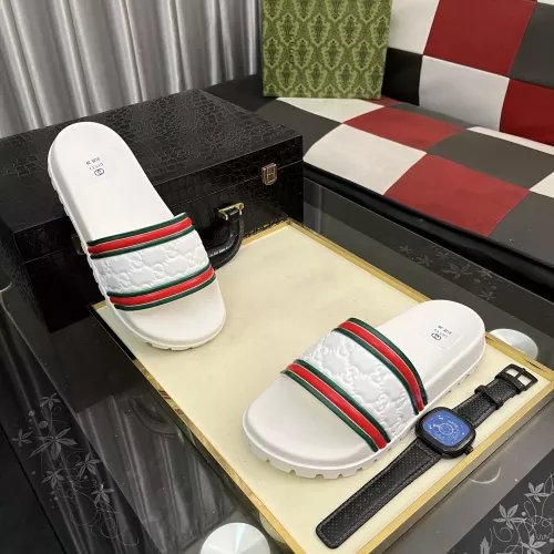 Cheap Gucci Slippers For Men #1340186 Replica Wholesale [$48.00 USD] [ITEM#1340186] on Replica Gucci Slippers
