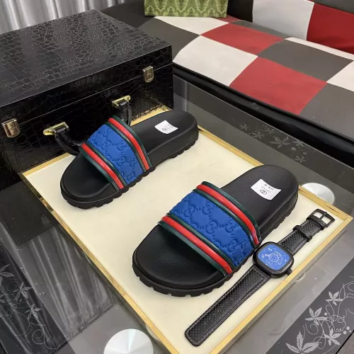 Cheap Gucci Slippers For Men #1340188 Replica Wholesale [$48.00 USD] [ITEM#1340188] on Replica Gucci Slippers