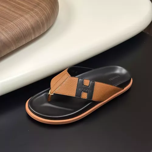 Cheap Hermes Slippers For Men #1340196 Replica Wholesale [$82.00 USD] [ITEM#1340196] on Replica Hermes Slippers