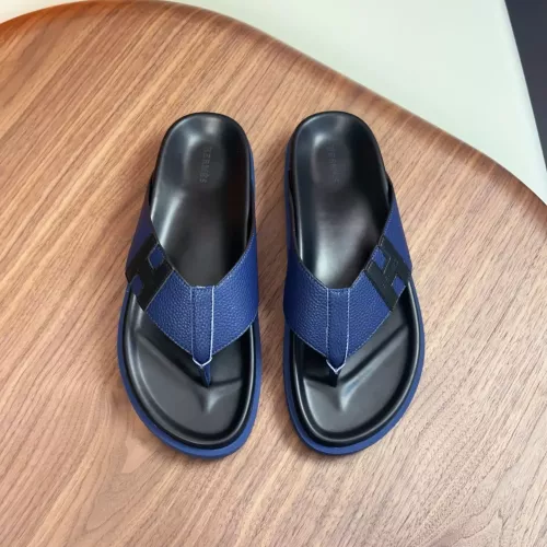Cheap Hermes Slippers For Men #1340198 Replica Wholesale [$82.00 USD] [ITEM#1340198] on Replica Hermes Slippers