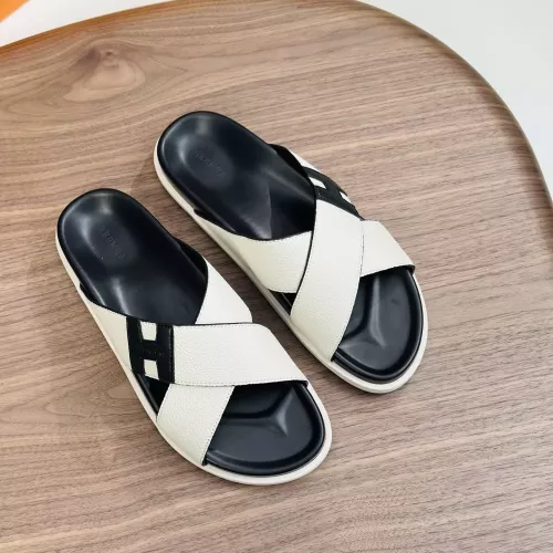 Cheap Hermes Slippers For Men #1340200 Replica Wholesale [$82.00 USD] [ITEM#1340200] on Replica Hermes Slippers