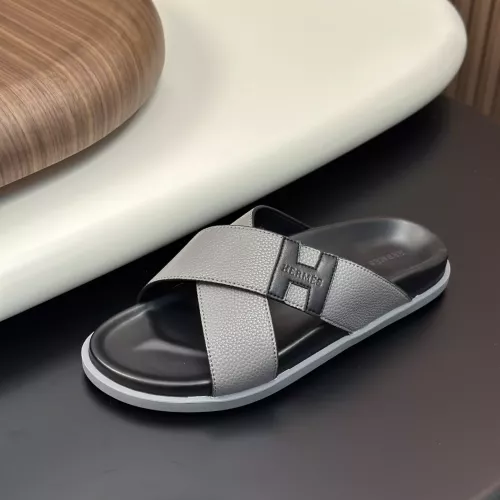 Cheap Hermes Slippers For Men #1340202 Replica Wholesale [$82.00 USD] [ITEM#1340202] on Replica Hermes Slippers