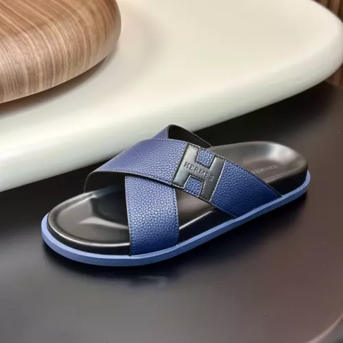 Cheap Hermes Slippers For Men #1340203 Replica Wholesale [$82.00 USD] [ITEM#1340203] on Replica Hermes Slippers