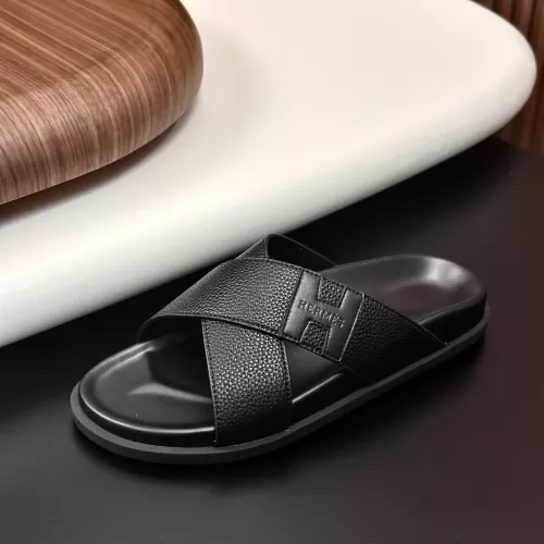Cheap Hermes Slippers For Men #1340204 Replica Wholesale [$82.00 USD] [ITEM#1340204] on Replica Hermes Slippers