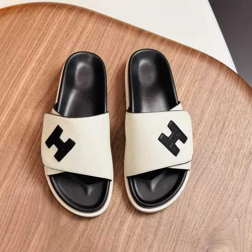 Cheap Hermes Slippers For Men #1340205 Replica Wholesale [$82.00 USD] [ITEM#1340205] on Replica Hermes Slippers