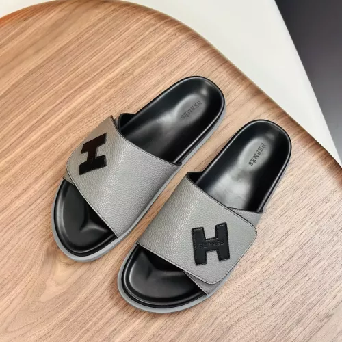 Cheap Hermes Slippers For Men #1340207 Replica Wholesale [$82.00 USD] [ITEM#1340207] on Replica Hermes Slippers