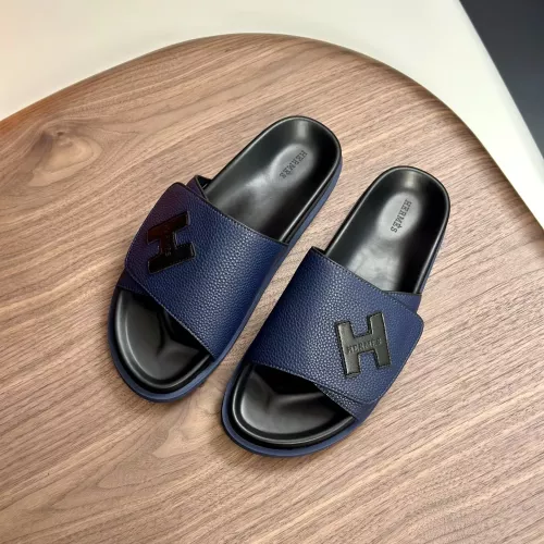 Cheap Hermes Slippers For Men #1340208 Replica Wholesale [$82.00 USD] [ITEM#1340208] on Replica Hermes Slippers