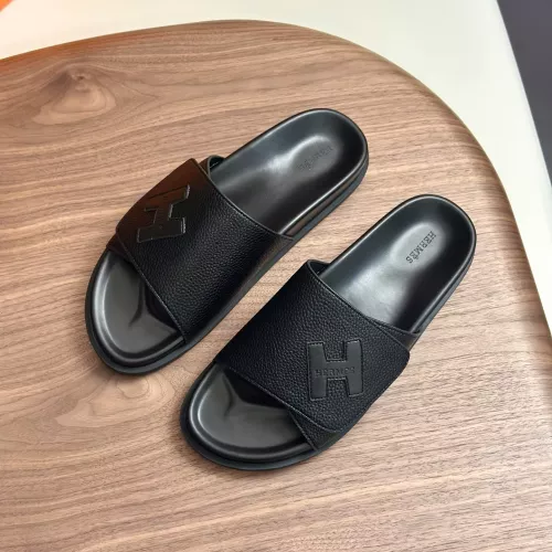 Cheap Hermes Slippers For Men #1340209 Replica Wholesale [$82.00 USD] [ITEM#1340209] on Replica Hermes Slippers