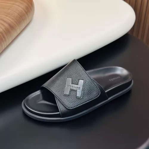 Cheap Hermes Slippers For Men #1340209 Replica Wholesale [$82.00 USD] [ITEM#1340209] on Replica Hermes Slippers