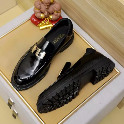 Cheap Versace Leather Shoes For Men #1340214 Replica Wholesale [$88.00 USD] [ITEM#1340214] on Replica Versace Leather Shoes