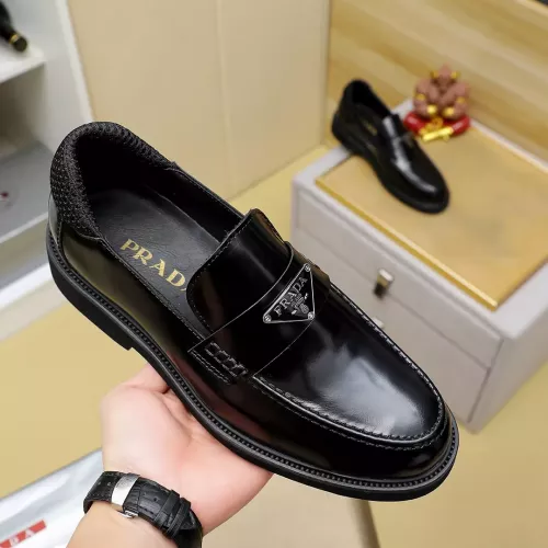 Cheap Prada Leather Shoes For Men #1340216 Replica Wholesale [$88.00 USD] [ITEM#1340216] on Replica Prada Leather Shoes