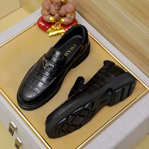 Cheap Prada Leather Shoes For Men #1340218 Replica Wholesale [$88.00 USD] [ITEM#1340218] on Replica Prada Leather Shoes