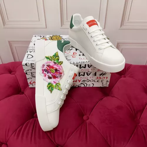 Cheap Dolce &amp; Gabbana D&amp;G Casual Shoes For Women #1340303 Replica Wholesale [$122.00 USD] [ITEM#1340303] on Replica Dolce &amp; Gabbana D&amp;G Casual Shoes
