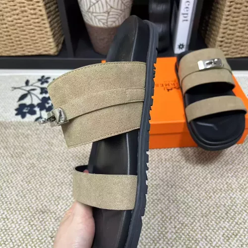 Cheap Hermes Slippers For Men #1340329 Replica Wholesale [$60.00 USD] [ITEM#1340329] on Replica Hermes Slippers