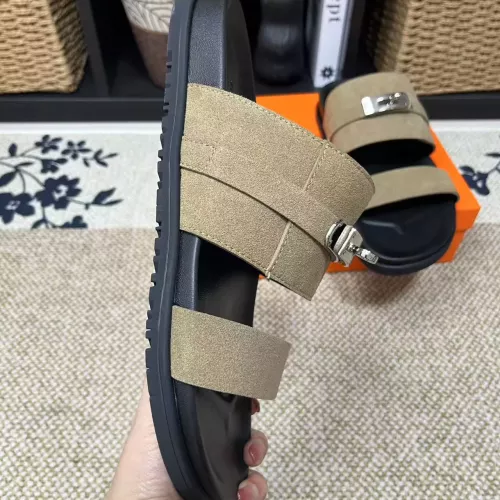 Cheap Hermes Slippers For Men #1340329 Replica Wholesale [$60.00 USD] [ITEM#1340329] on Replica Hermes Slippers