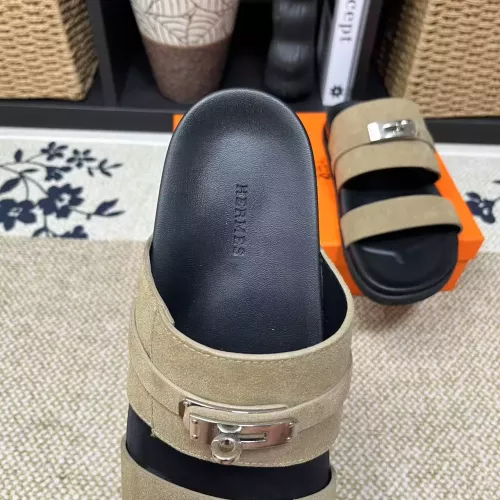 Cheap Hermes Slippers For Men #1340329 Replica Wholesale [$60.00 USD] [ITEM#1340329] on Replica Hermes Slippers