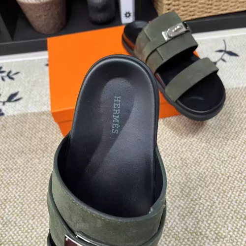 Cheap Hermes Slippers For Men #1340332 Replica Wholesale [$60.00 USD] [ITEM#1340332] on Replica Hermes Slippers